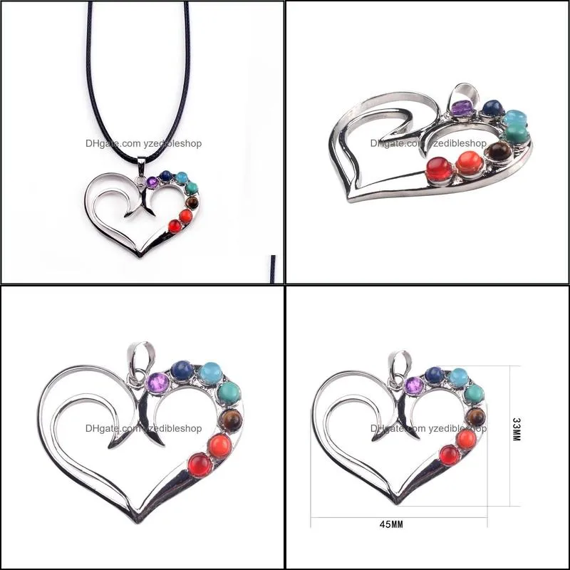 seven-color flow heart-shaped gem the best gift for your loved one on valentine`s day just for the favorite woman