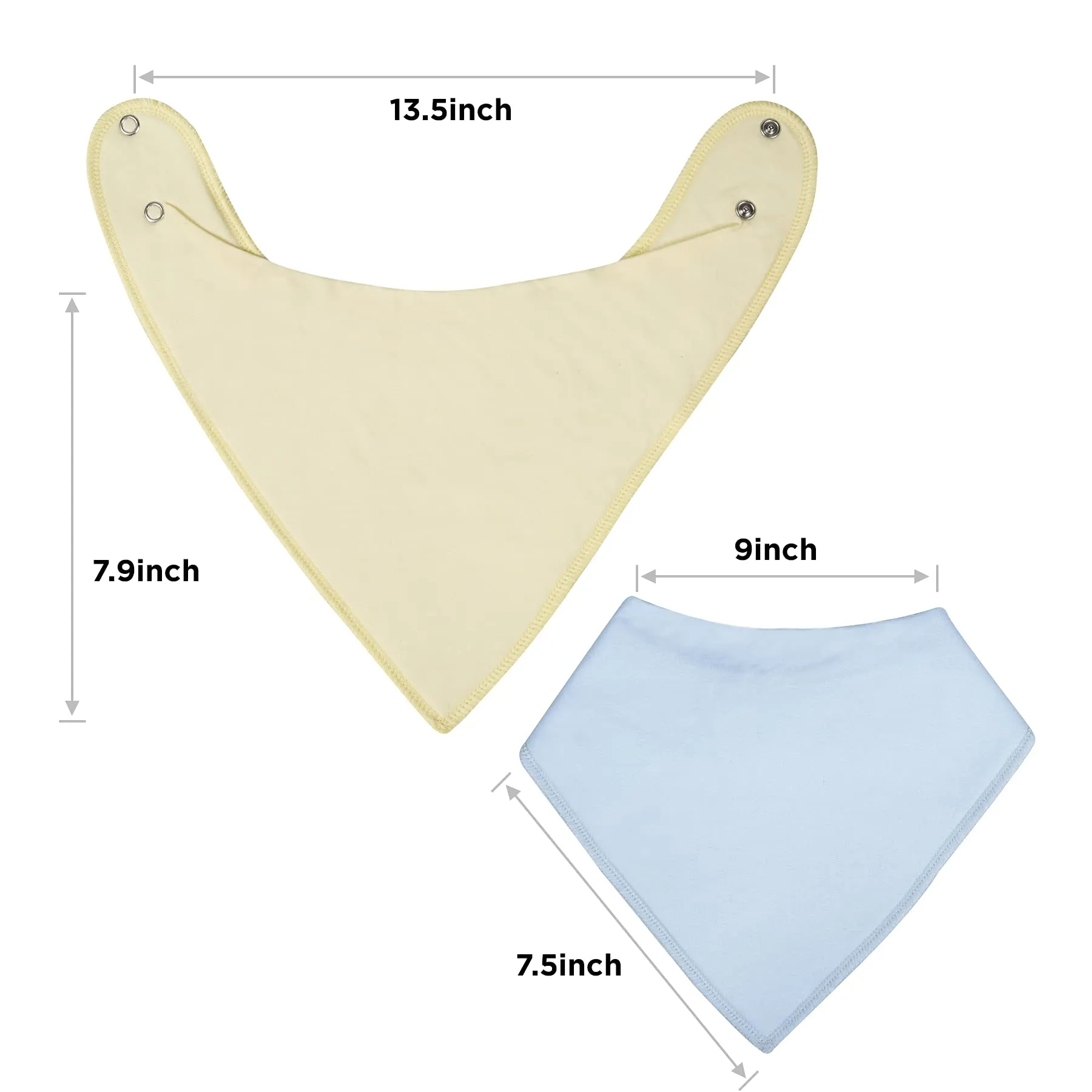 baby bibs absorbent drool bandana bibs for newborns and toddlers soft organic cotton bib for baby boys and girls