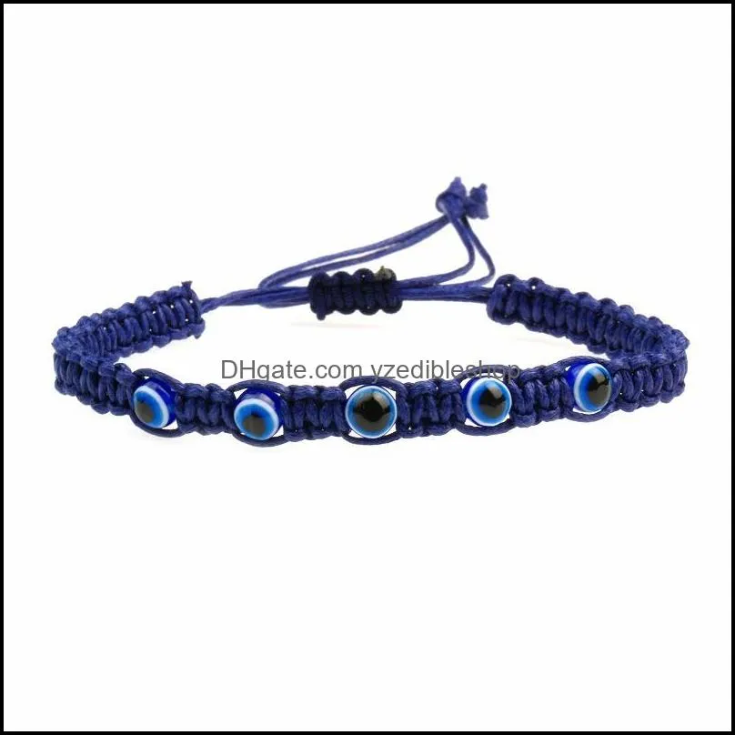 weave turkish lucky evil eye bracelets for women men blue eyes braided red rope lucky bracelet friendship jewelry