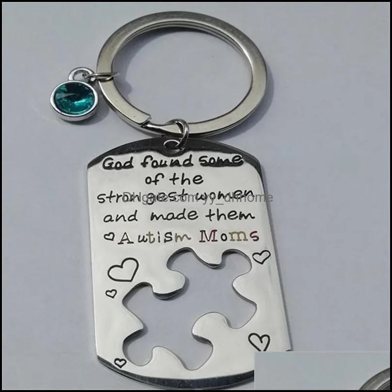 autism puzzle charm keychain awareness key ring gifts jigsaw autism keychains puzzle piece keyring keepsake gift ruf88 idmbv 808 q2