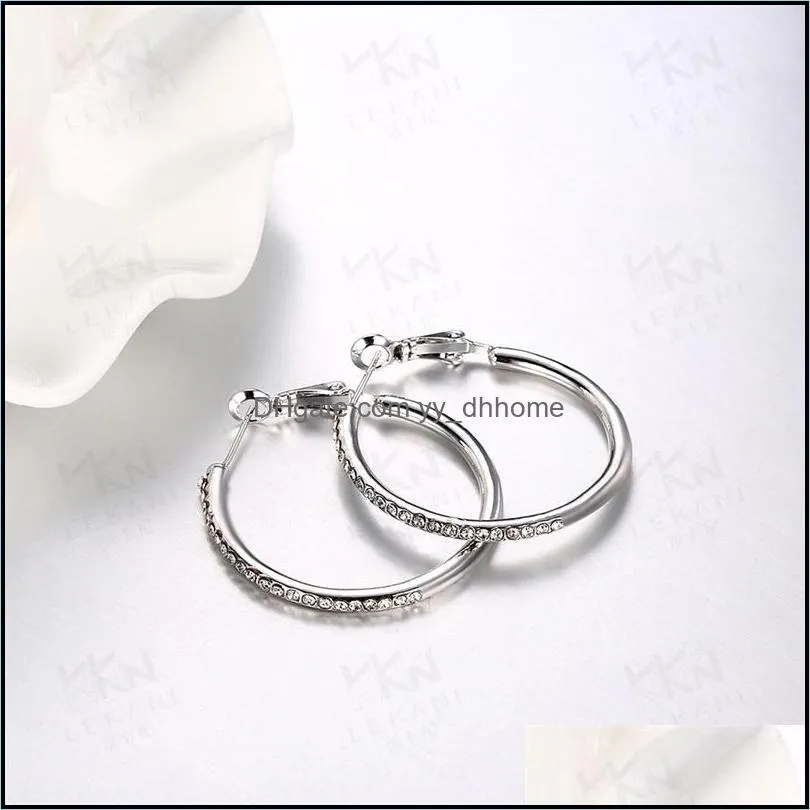 luxury designer jewelry hoop earrings women earrings micro zircon rose gold/silver/gold earings jewelry 490 q2