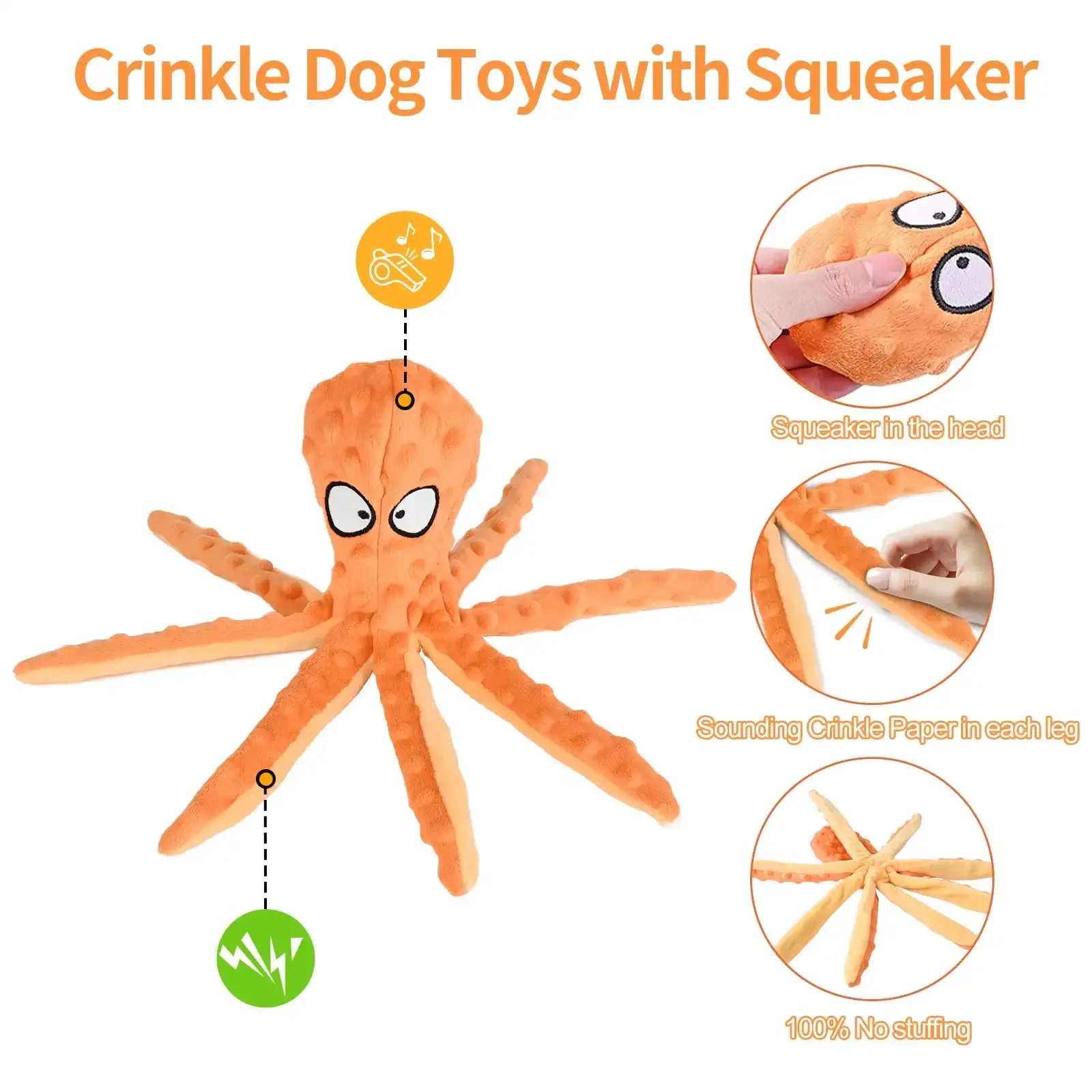 dog squeaky toys crinkle dog toys for small medium dogs durable dog chew toys animals plush dog toys for puppy teething bundle dog toys pet toys with squeaker for fun training