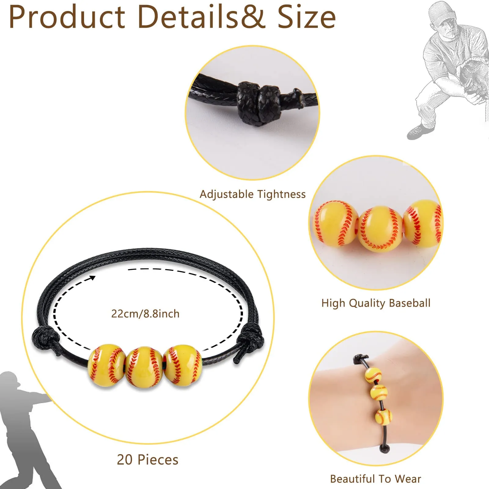 Softball charms for pandora bracelets 2025