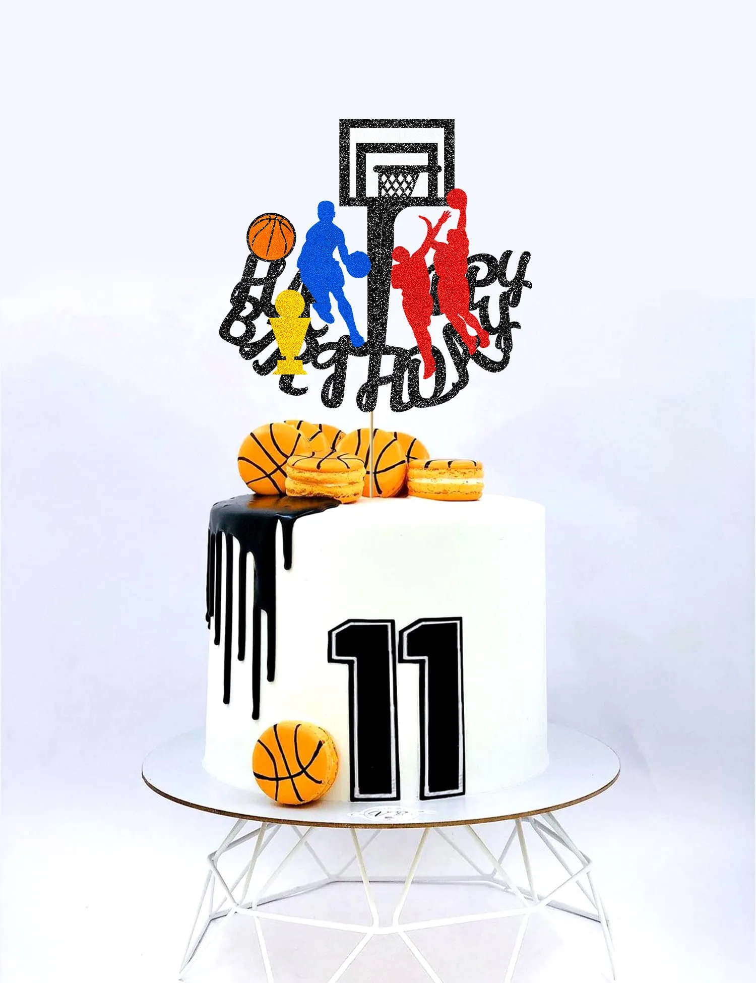 Other Festive Party Supplies L Basketball Cake Topper Decorations