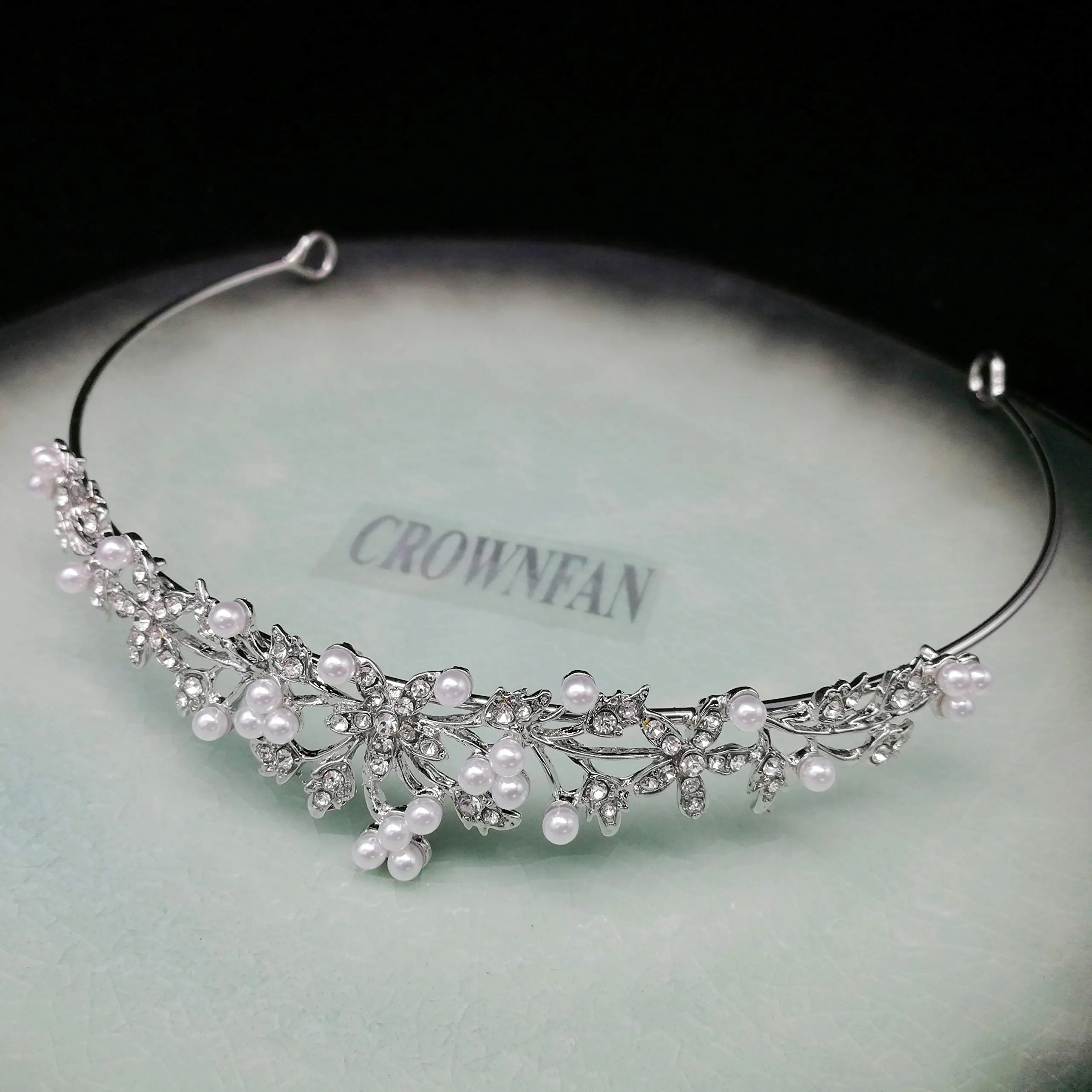 rhinestone crystal tiaras and crowns headband for women birthday pageant wedding prom princess crown a006