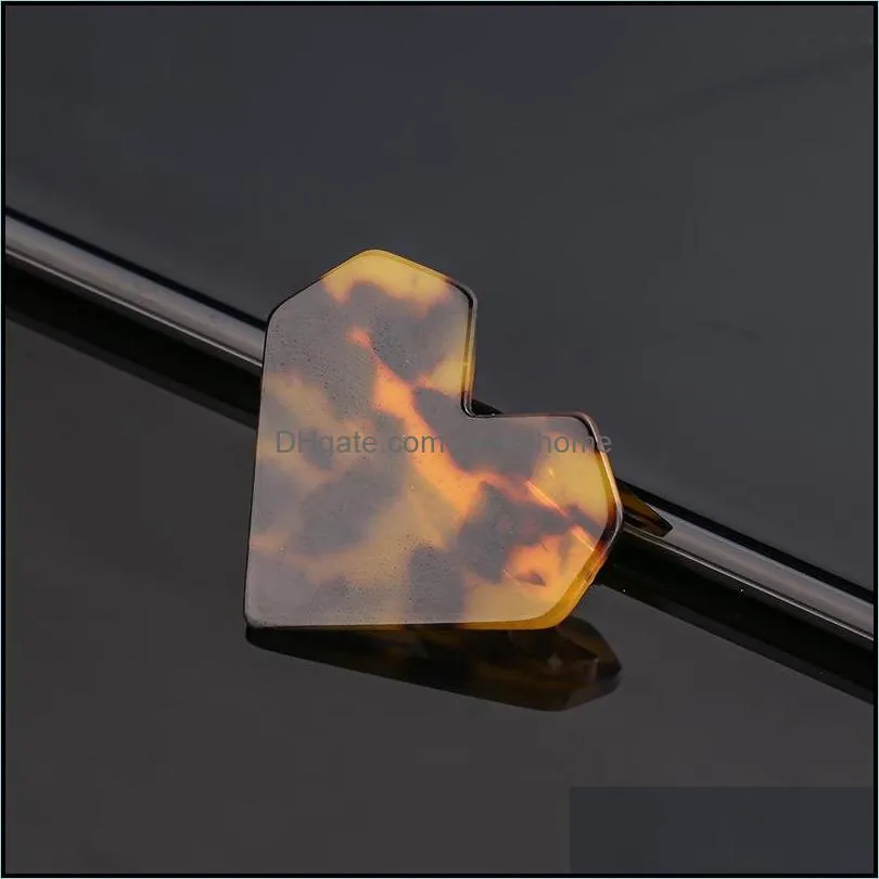 new fashion acrylic heart shape hair clips for women girl hairpins shiny lovely shell hairgrip hair accessories 579 q2