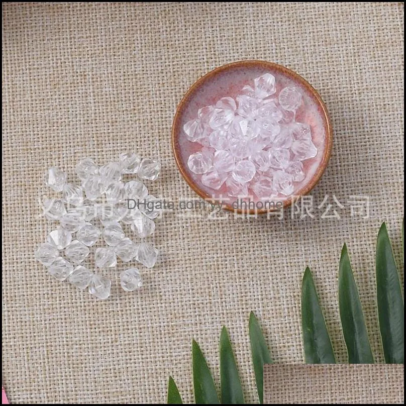 clear white bicone crystal glass beads 4mm #5301 spacer beads for jewerjk making 2 w2