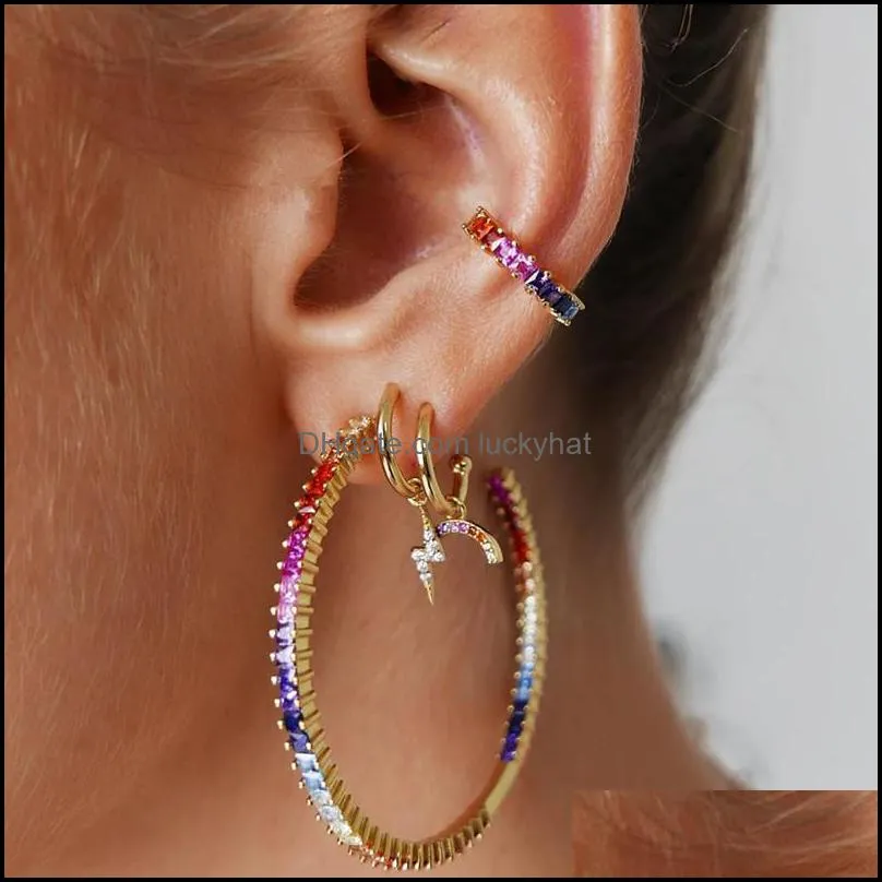 Women`s Earring Set Stud Chakra Charms Healing Yoga Silver gold Metal Earring for Girl friend Gift Party