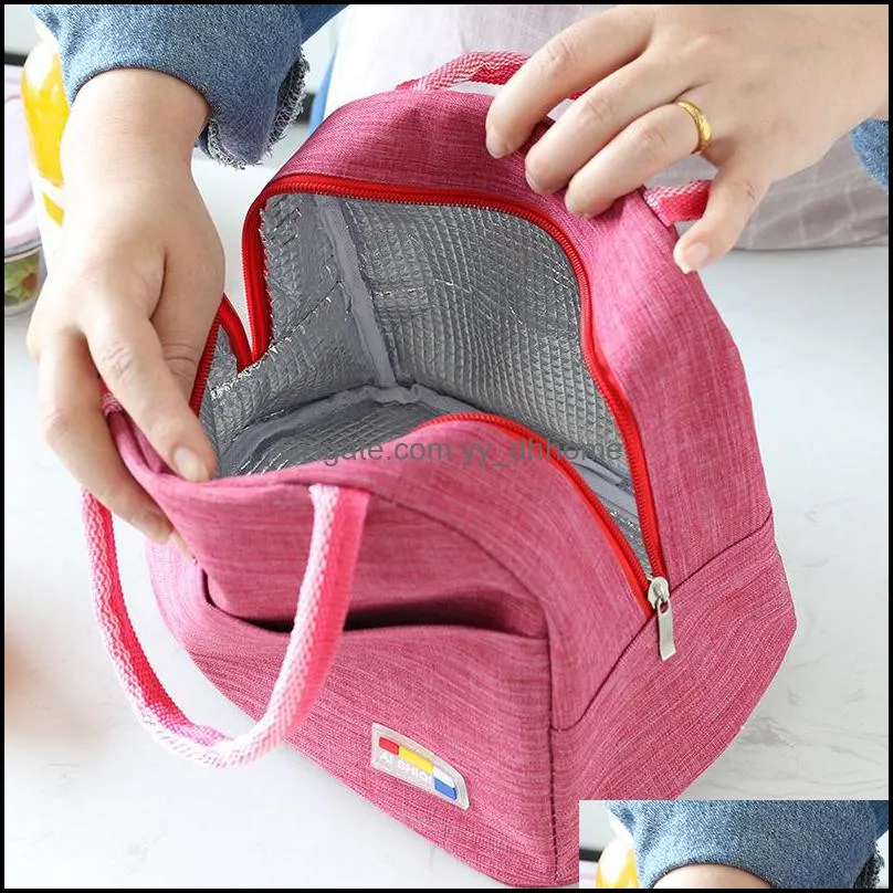 Tin Foil  Keeping Thermal Insulation Bag Three-Dimensional Handbag Portable Outdoors Tour Bento Bags Fashion 6 5yd J1