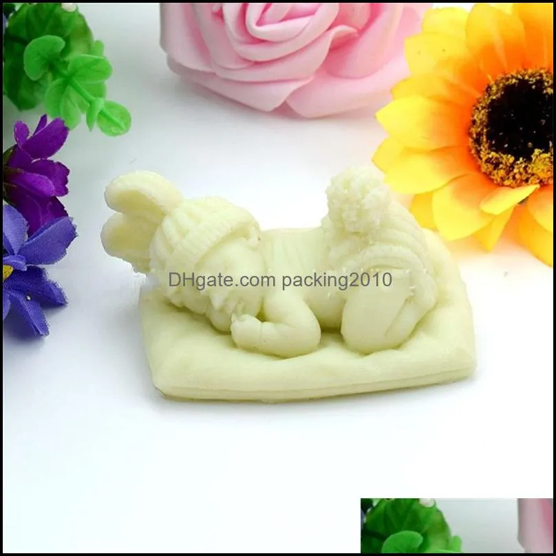 Cute Sleeping Baby Handmade Soap Mould Silicone DIY Baking Mold Cake Moulds For Home Kitchen Durable 12 3lya E1