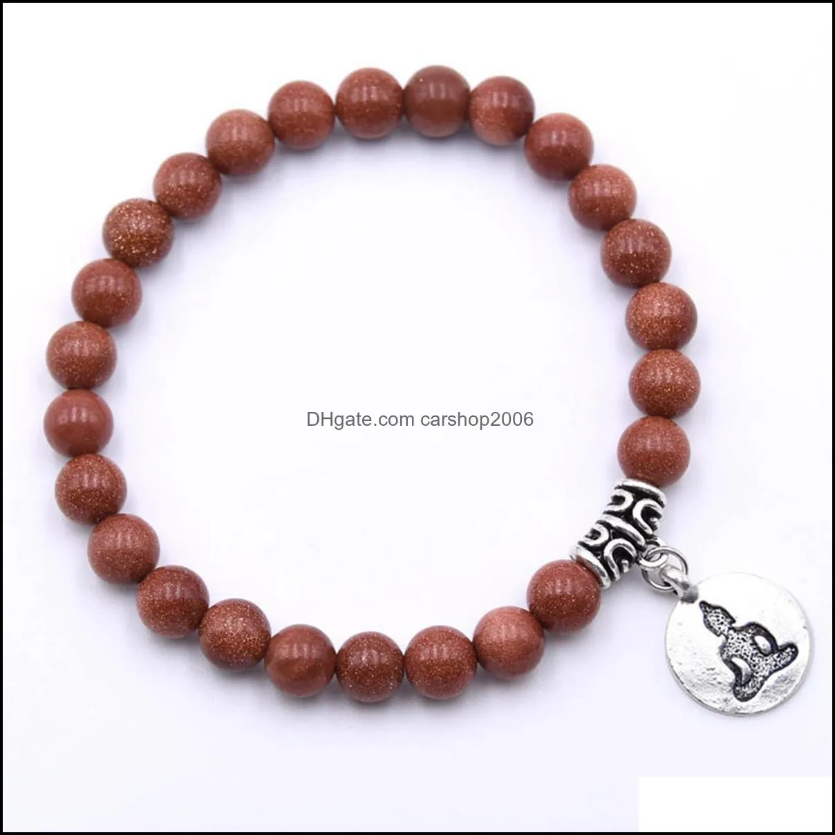 Real Lava Rock Bracelet Ladies  Oil Aromatherapy Ideal Stress and Anxiety Buddha Bracelet Meditation Yoga Jewelry