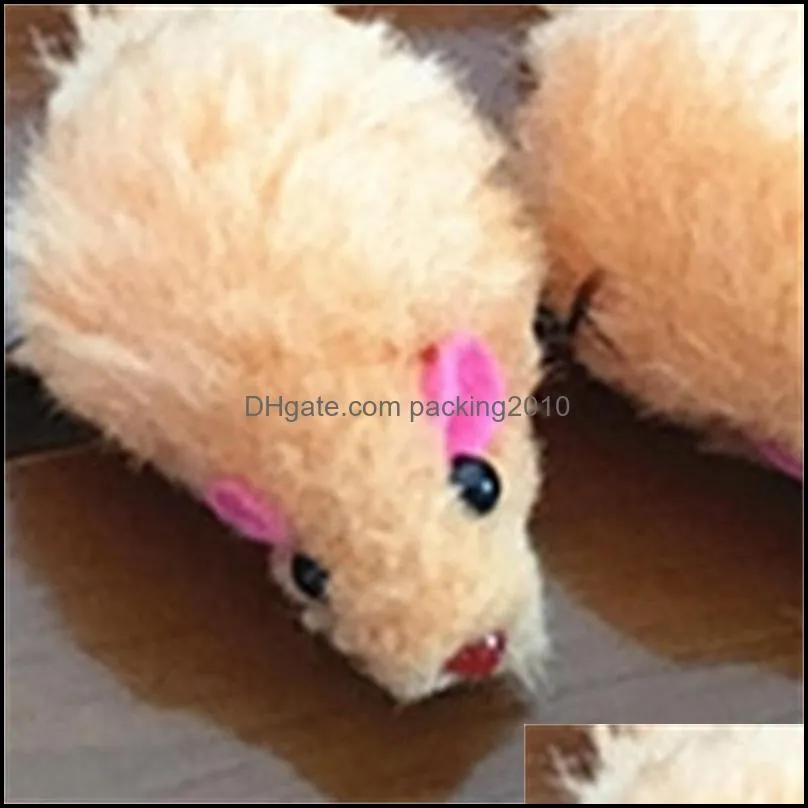 2 Inches Plush Mouse Cat Toys Solid Color Rustle Mouses Tease The Cats Toy Blue Red Black 5X3CM 0 45wc Q2