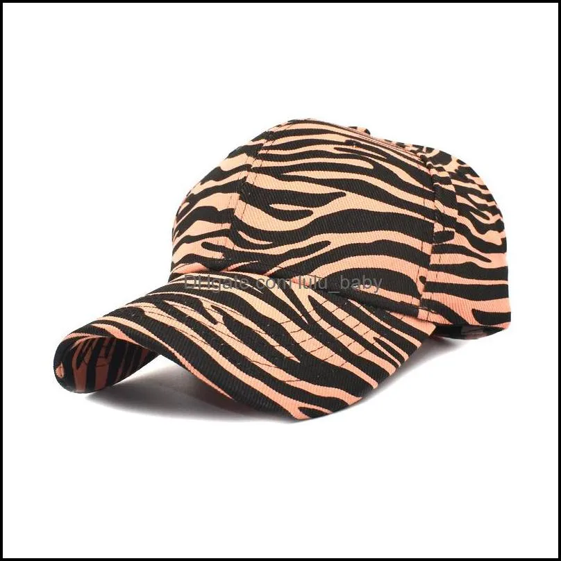 zebra print baseball cap snapback hat men women couple hats boys girls sun protection caps mens fashion casual snapbacks spring summer