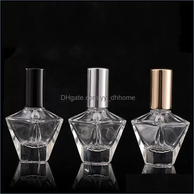 100pcs 10ml Glass Empty Perfume Bottles Spray Atomizer Refillable Bottle Scent Case with Travel 631 V2