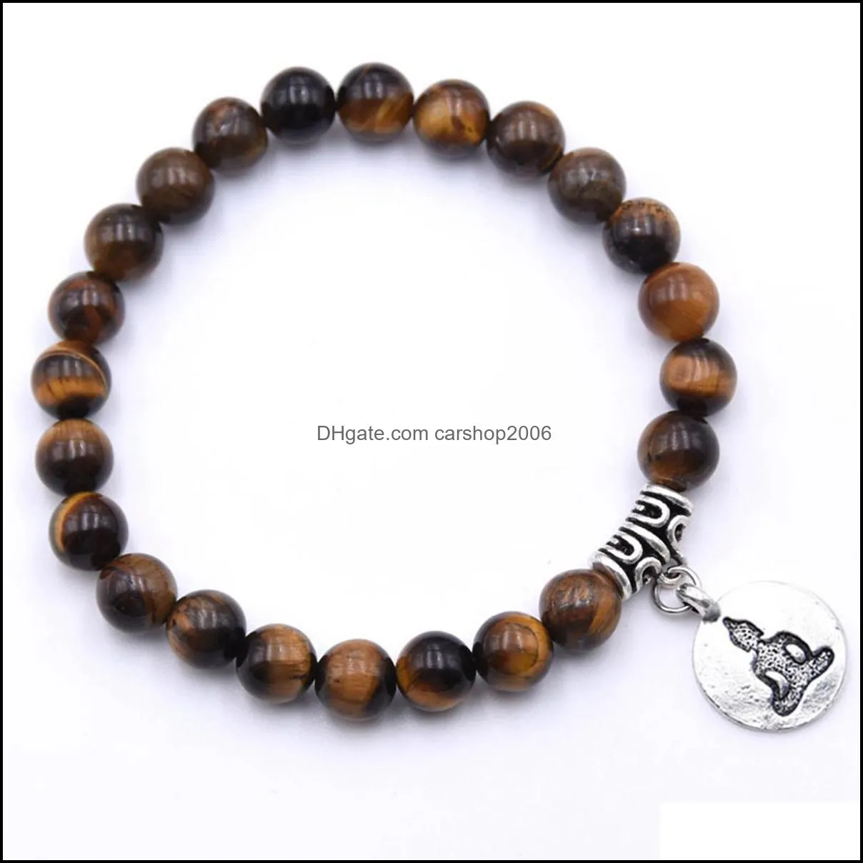 Real Lava Rock Bracelet Ladies  Oil Aromatherapy Ideal Stress and Anxiety Buddha Bracelet Meditation Yoga Jewelry