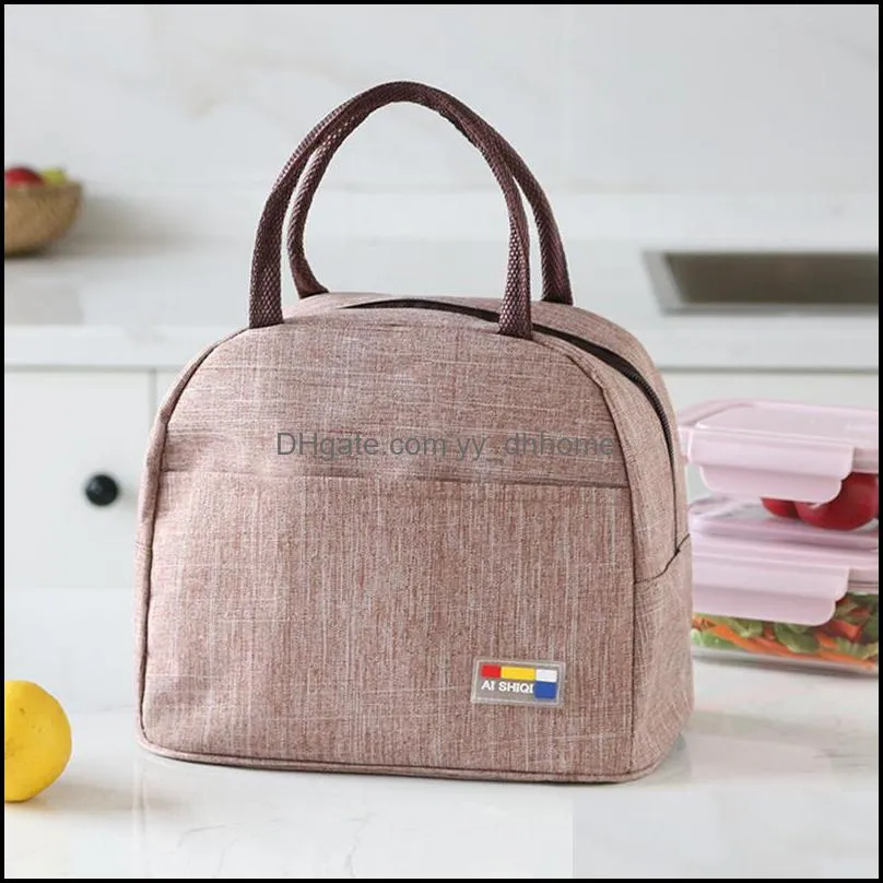 Tin Foil  Keeping Thermal Insulation Bag Three-Dimensional Handbag Portable Outdoors Tour Bento Bags Fashion 6 5yd J1