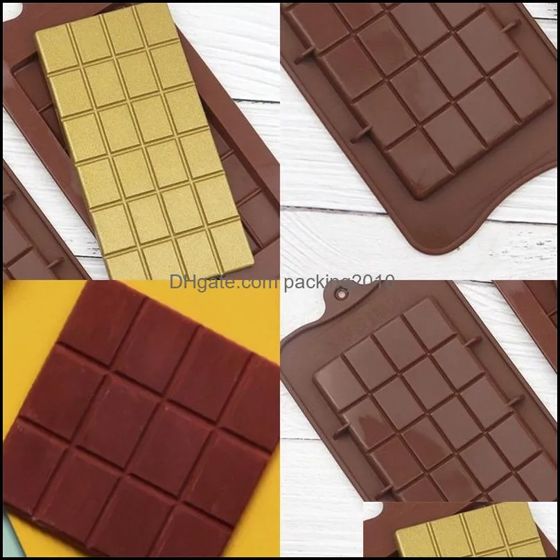 Full Chunk Chocolate Mold Epoxy Resin Silicone Large Block 24 Piece Baking Mould Sugar Chocolates Biscuit Ice Molds New Arrival 2 1db