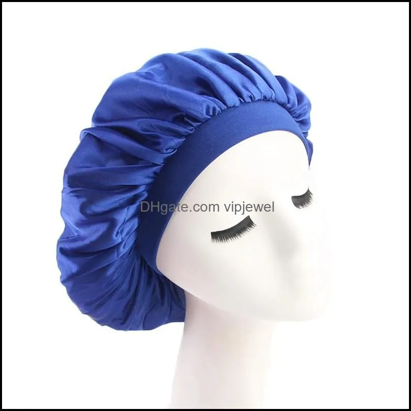 Silky Bonnet Cap Women durag durags Sleep Turban Hat Hats Beanies Caps Headwear Head Wrap headwrap Hair Loss Accessories