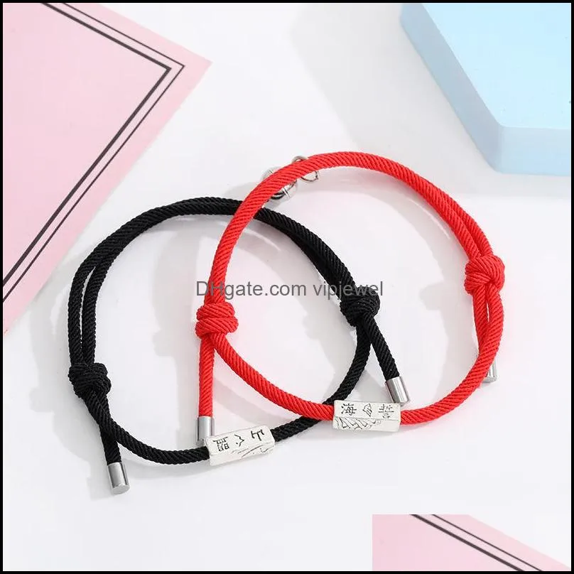 diffone 2020 magnetic couple bracelet for lovers classic long distance touch braslet set paired brazalete friendship jewelry1 799 q2