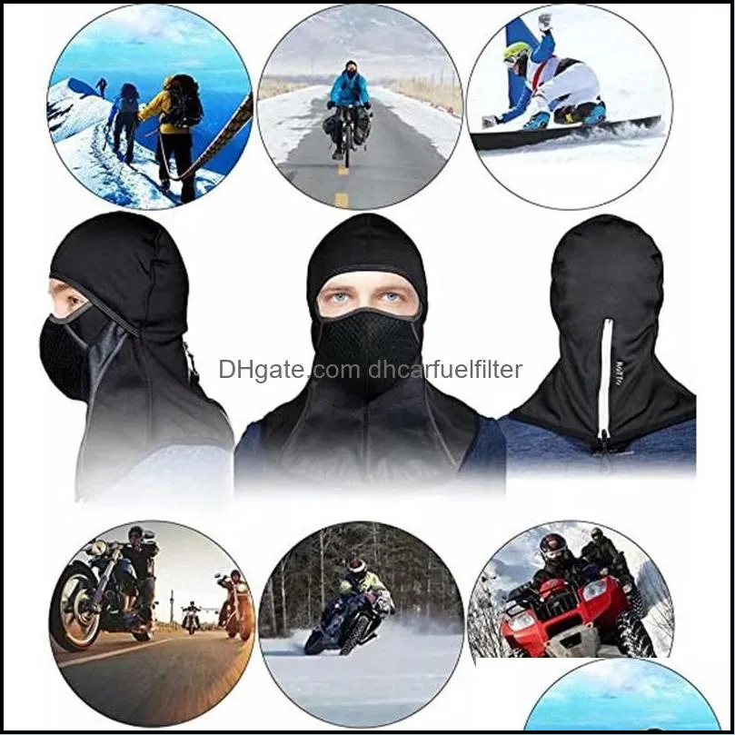 Motorcycle Helmets Winter Cycling Face Fleece Keep Warm Windproof Cap Balaclava Fishing Hat Headwear Hiking Ski MaskMotorcycle