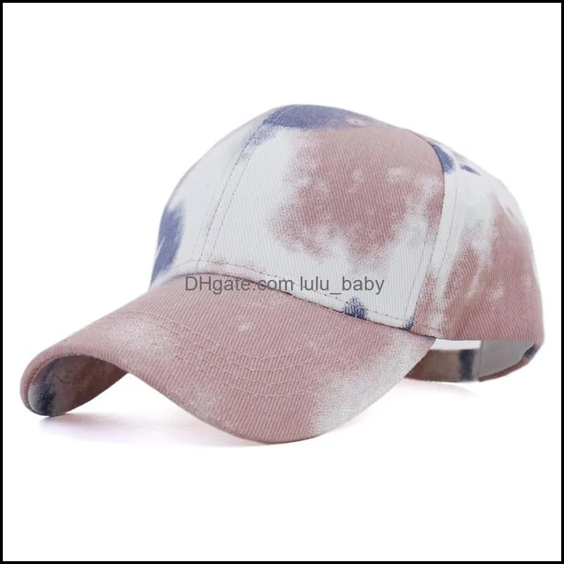 fashion tie dye baseball cap snapback hat men women couple hats boys girls sun protection caps mens casual snapbacks spring summer new