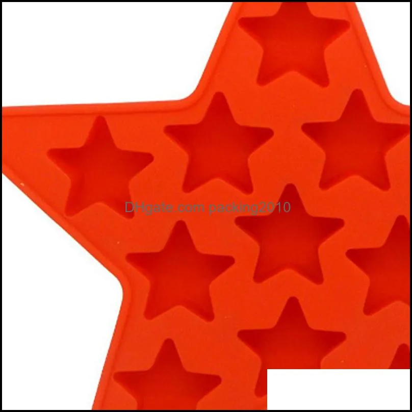 Star Moulds Eco Friendly Lovely Jelly Silica Gel Ice Mould Originality Superior Quality Blue Red 4 5nya J1