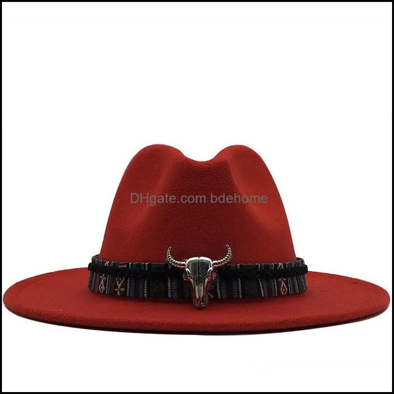 fedoras in bulk male female caps men`s women`s hat felt fedora hats for women men western  cap woman man autumn winter accessories