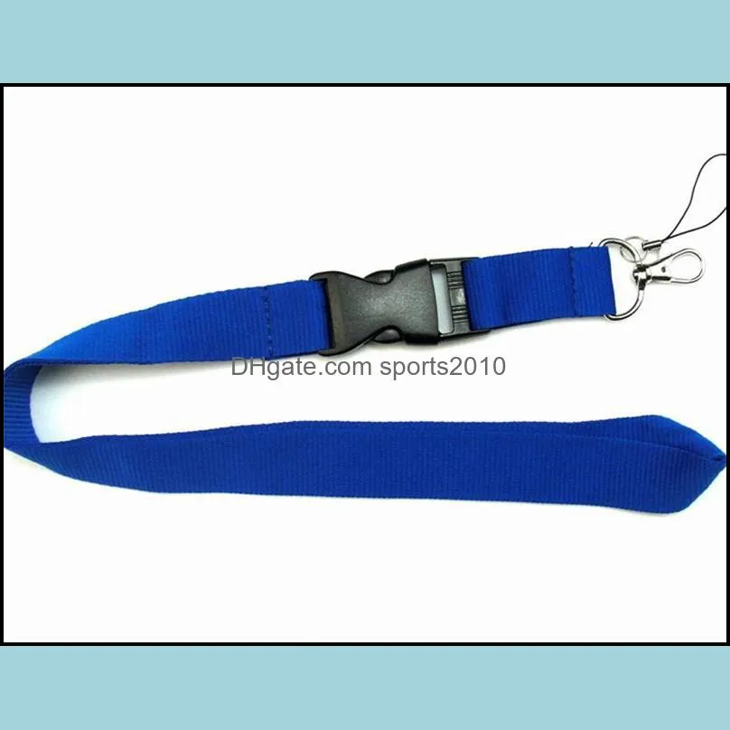 20pcs Solid Simple color Lanyard Party Favor for MP3/4 cell phone key chain lanyards wholesale 886 B3