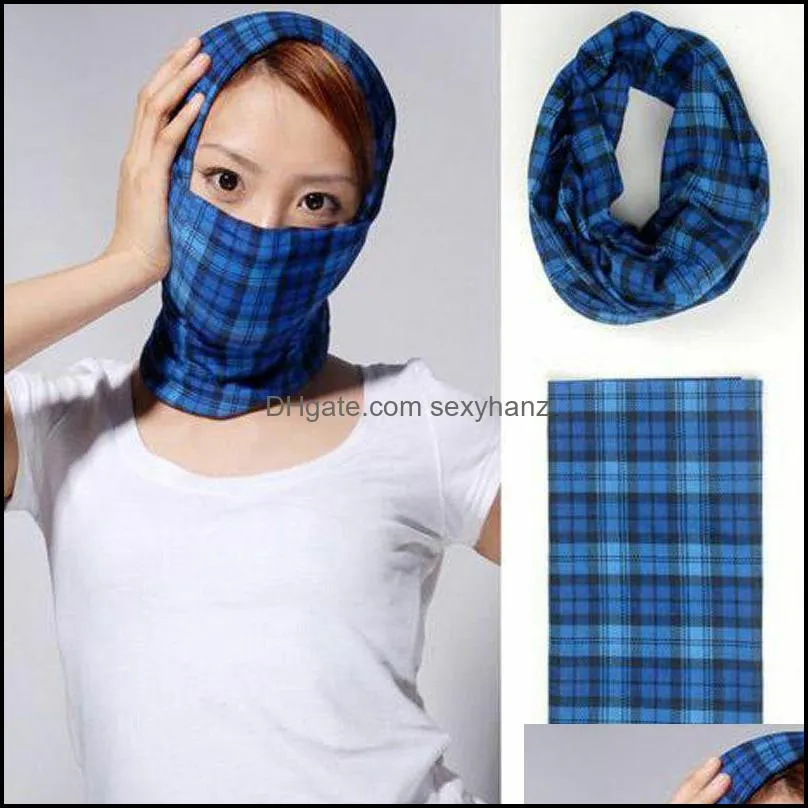 Magic headscarf Sport Headband Bandana headwrap for Women Men Hip Hop Seamless Skull Bandanas riding mask Tube Neck Face Headscarves