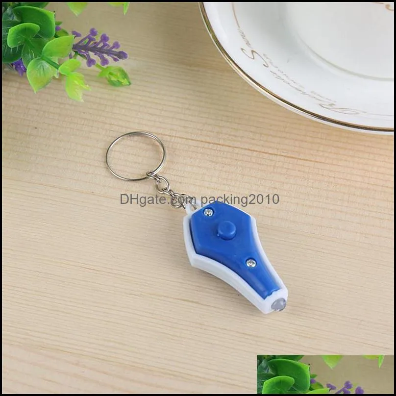 Hand Kneading Mini Money Detectors Led Vase Modeling Keys Chain Multi Colors Key Rings Hot Selling 0 46mx L1