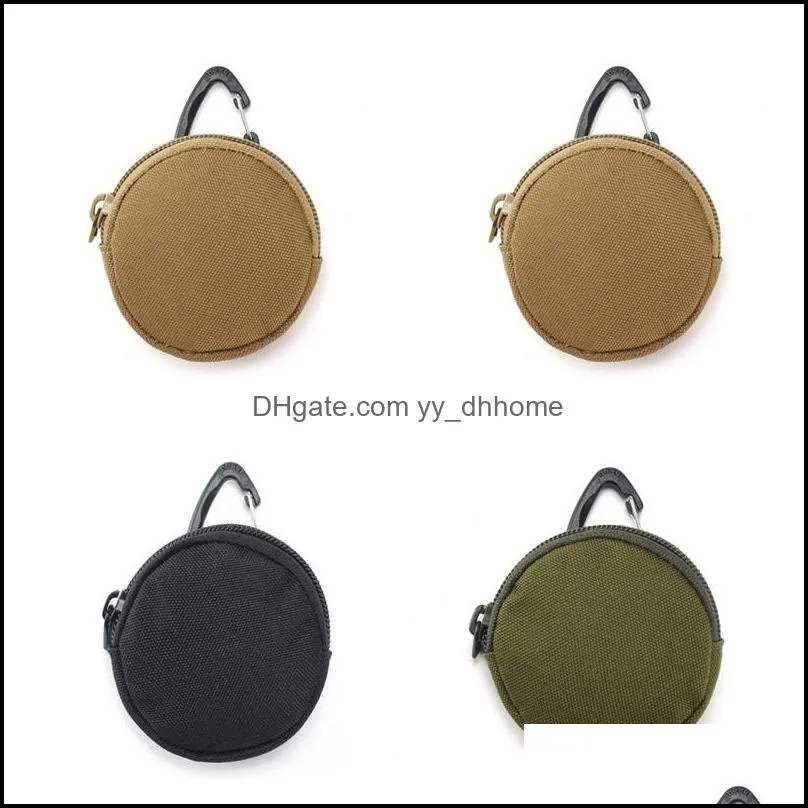 Round Shape Key Bag Triangular Buckle USB Drive Headphone Bags Body Carry Headphones Protection Sack New Arrival 4hya L1