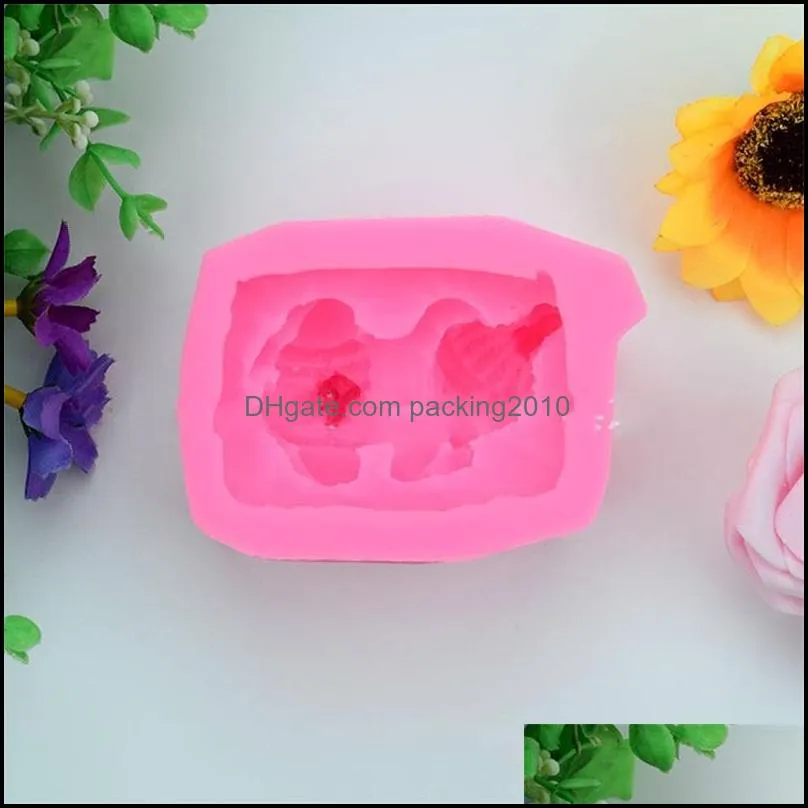 Cute Sleeping Baby Handmade Soap Mould Silicone DIY Baking Mold Cake Moulds For Home Kitchen Durable 12 3lya E1