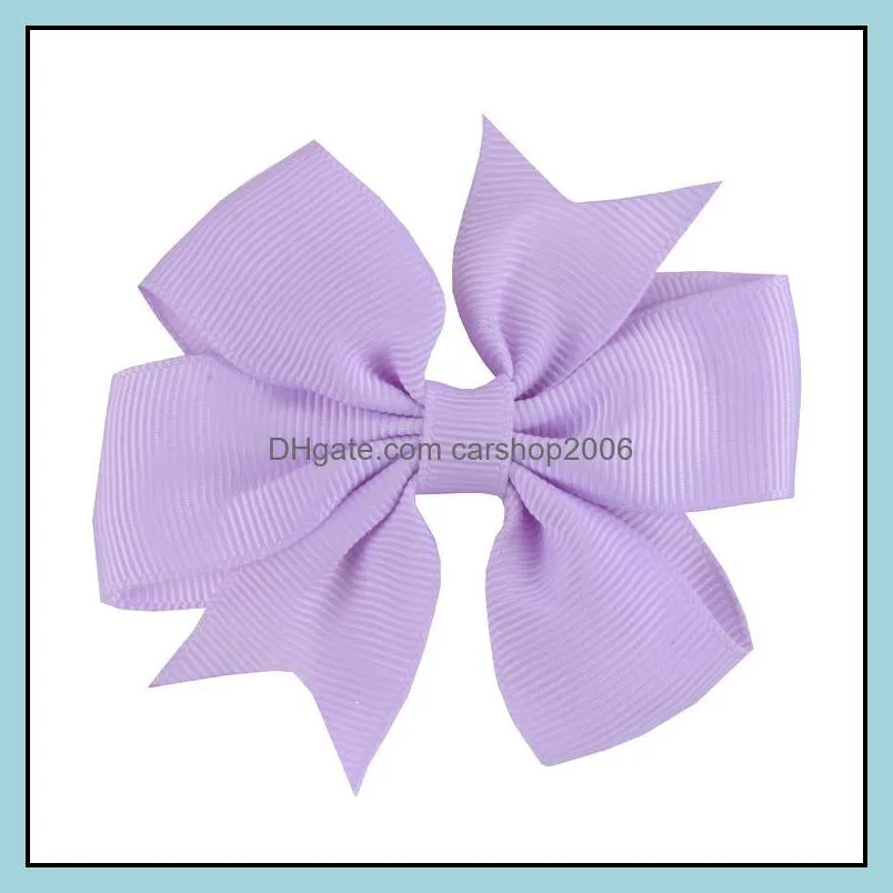 baby girls hair bows alligator clips 3 inch grosgrain ribbon fashion barrettes for infants toddler kids teens random color send