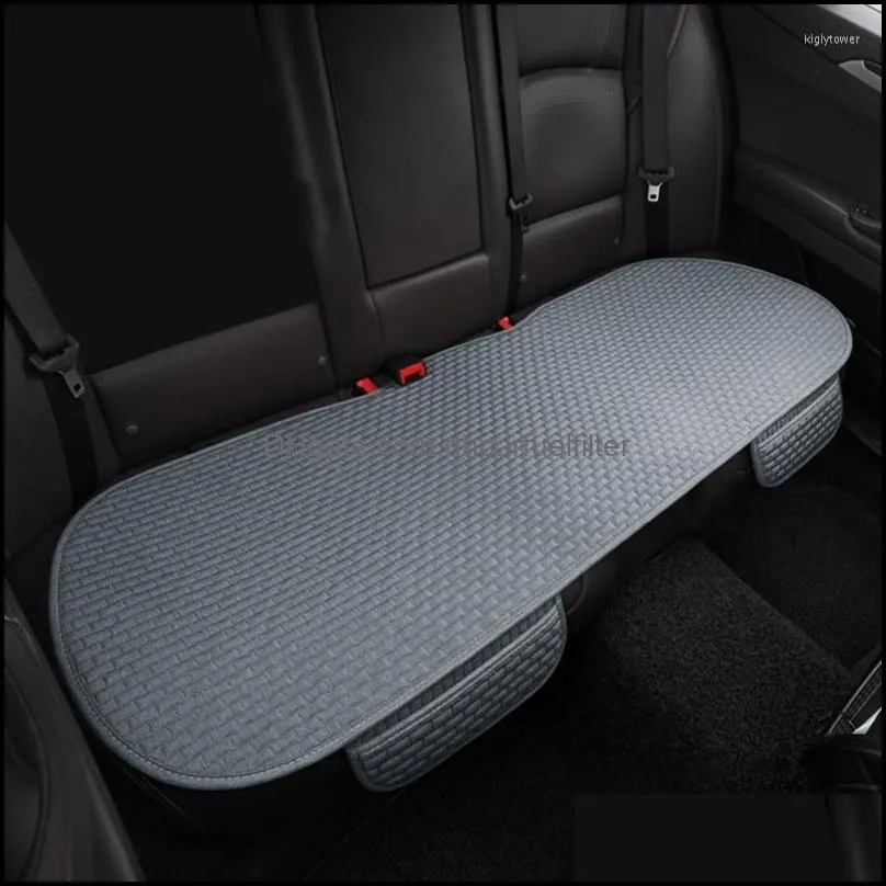 Car Seat Covers Cover Front/rear Flax Protect Cushion Automobile Protector Pad Mat
