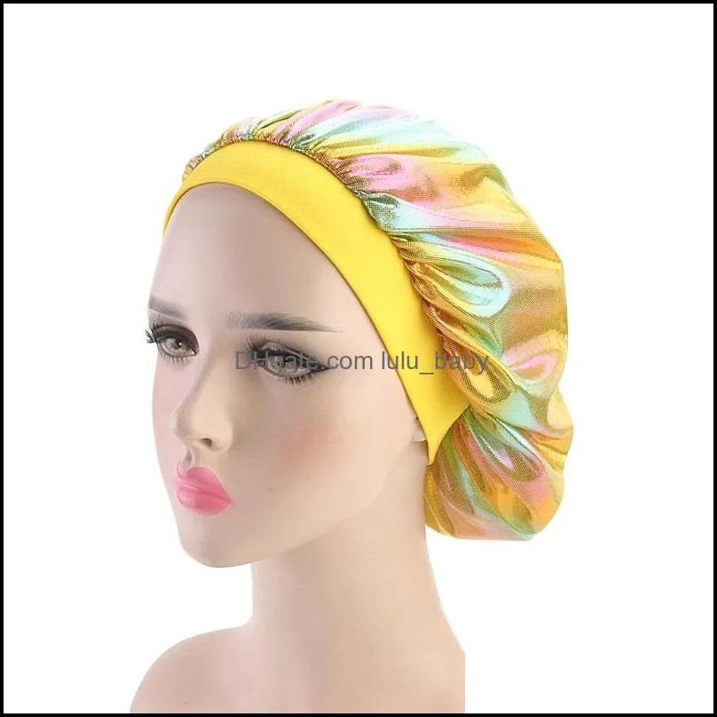 women bonnet chemo cap durag hats durags muslim satin breathable bandana sleeping turban hat womens headwrap hair accessories