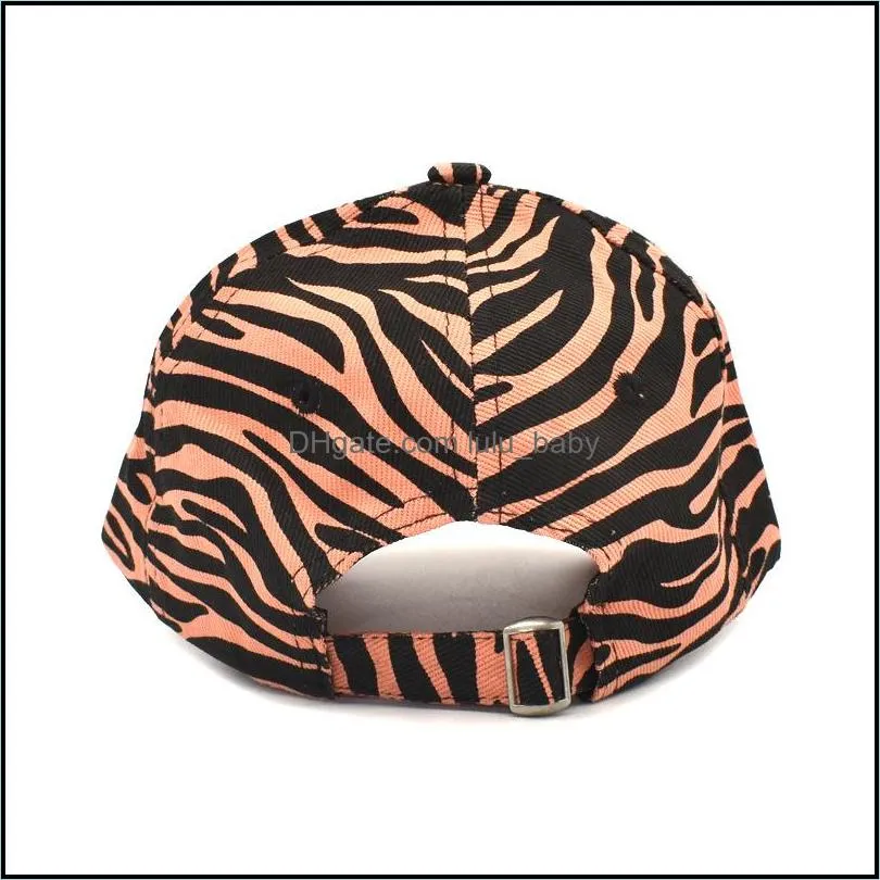 zebra print baseball cap snapback hat men women couple hats boys girls sun protection caps mens fashion casual snapbacks spring summer