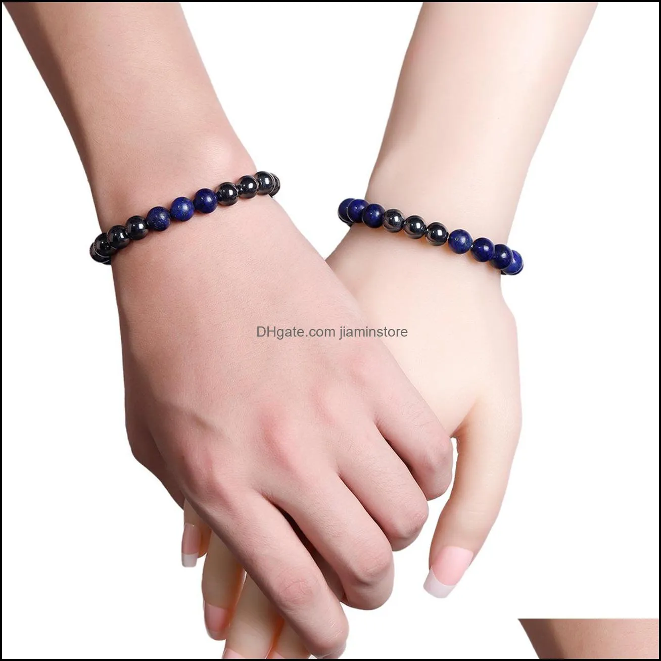 Magnet combination (two) couple bracelet energy cure designer man bracelet