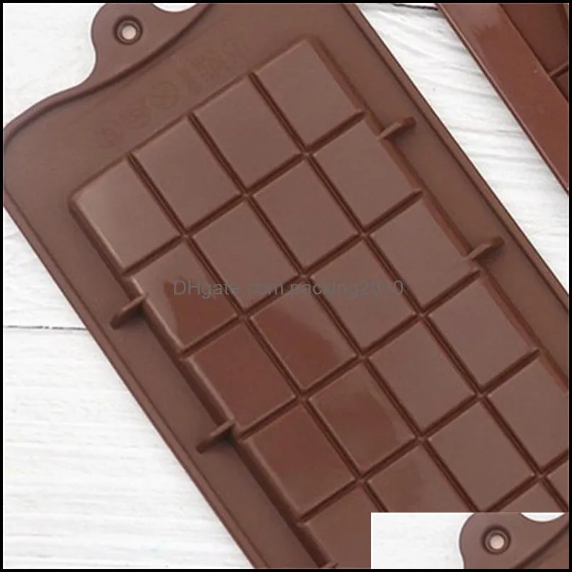 Full Chunk Chocolate Mold Epoxy Resin Silicone Large Block 24 Piece Baking Mould Sugar Chocolates Biscuit Ice Molds New Arrival 2 1db