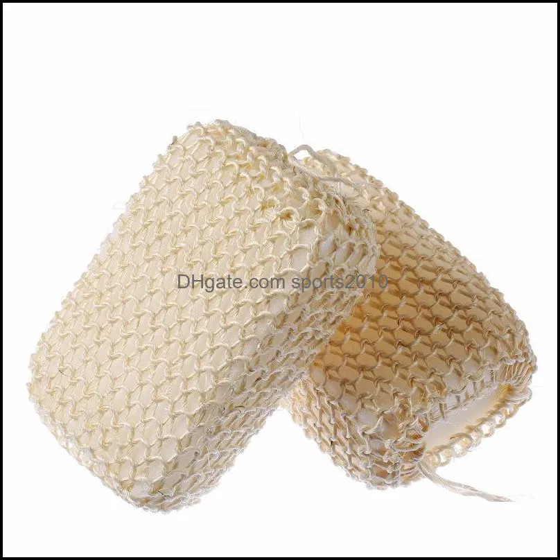 Brushes Sponges Scrubbers Natural Bath Sisal Exfoliating Shower Sponge Remove The Dead Skin For Home Or El 1410Cm 1949 Y2