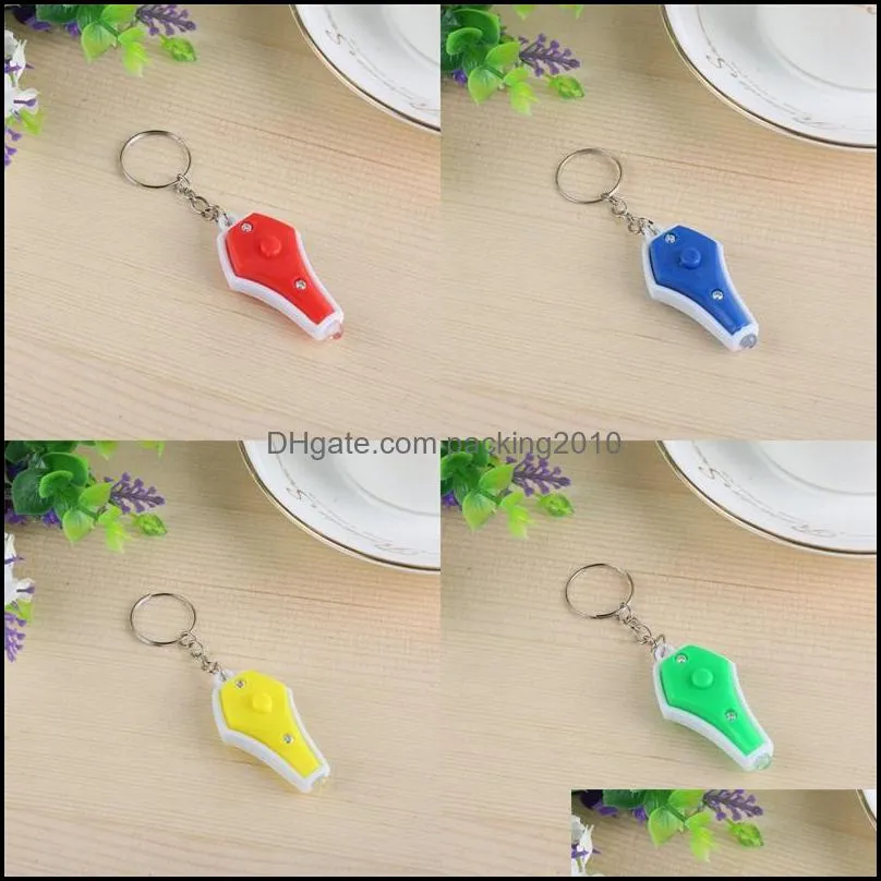 Hand Kneading Mini Money Detectors Led Vase Modeling Keys Chain Multi Colors Key Rings Hot Selling 0 46mx L1