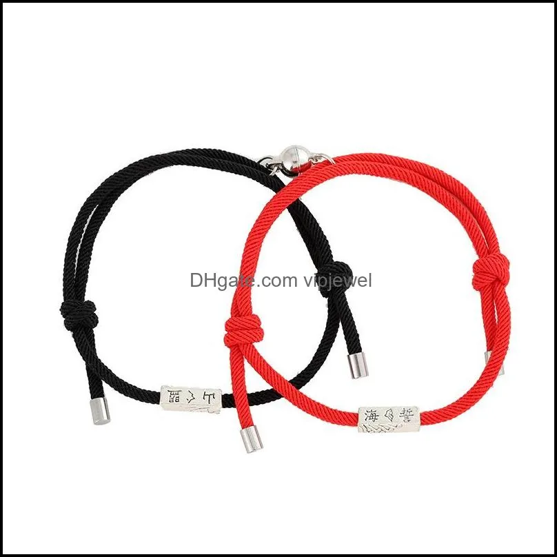 diffone 2020 magnetic couple bracelet for lovers classic long distance touch braslet set paired brazalete friendship jewelry1 799 q2