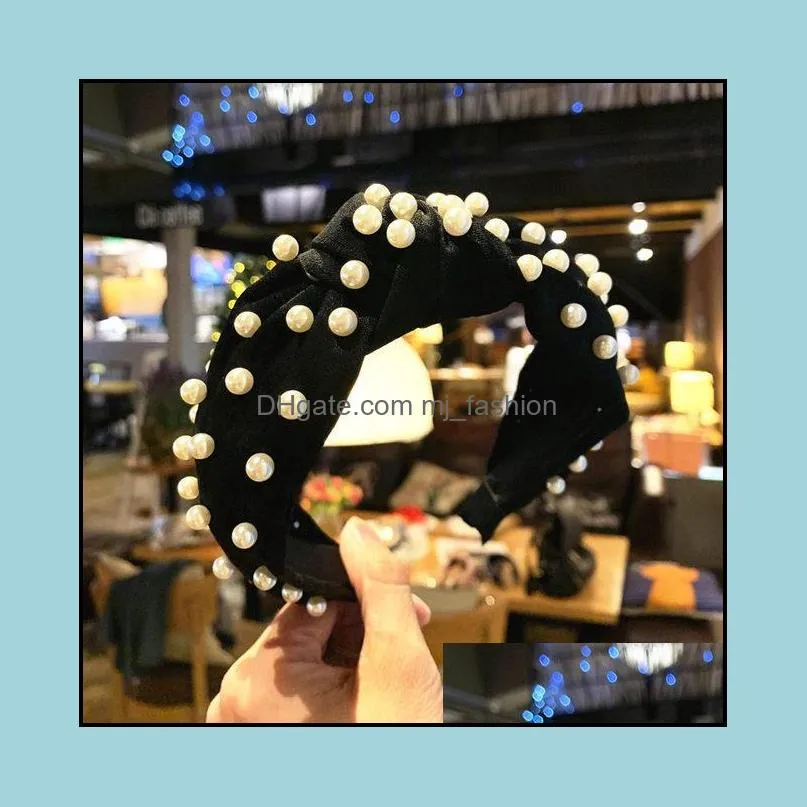 pearl headband hairband girls hair sticks hair bands woman headbands headwear headwrap women fashion hair accessories decoration new