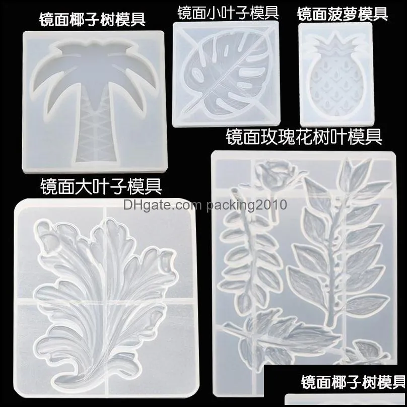 Dropping Glue Mold Mirror Surface Leaf Moulds Food Grade Silicone Molds Heat Resistant Sell Well With High Quality 12dy J1