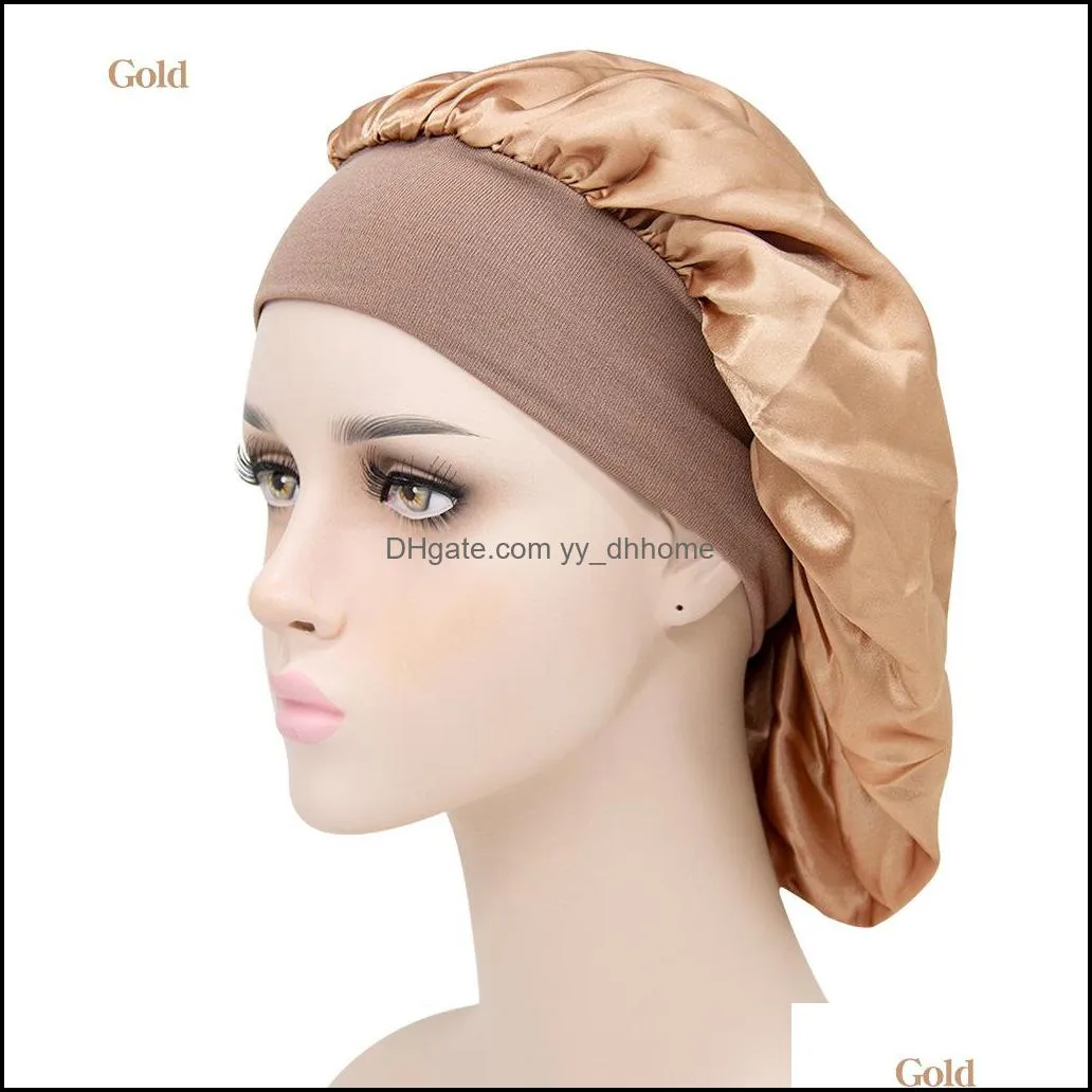 Night Sleep Hats For Women Women`s Hat Woman Sleeping Caps Beanie Durags Ladies Shower Cap Durag Wholesale Packs Wide Brim Head Cover Headwear Hair