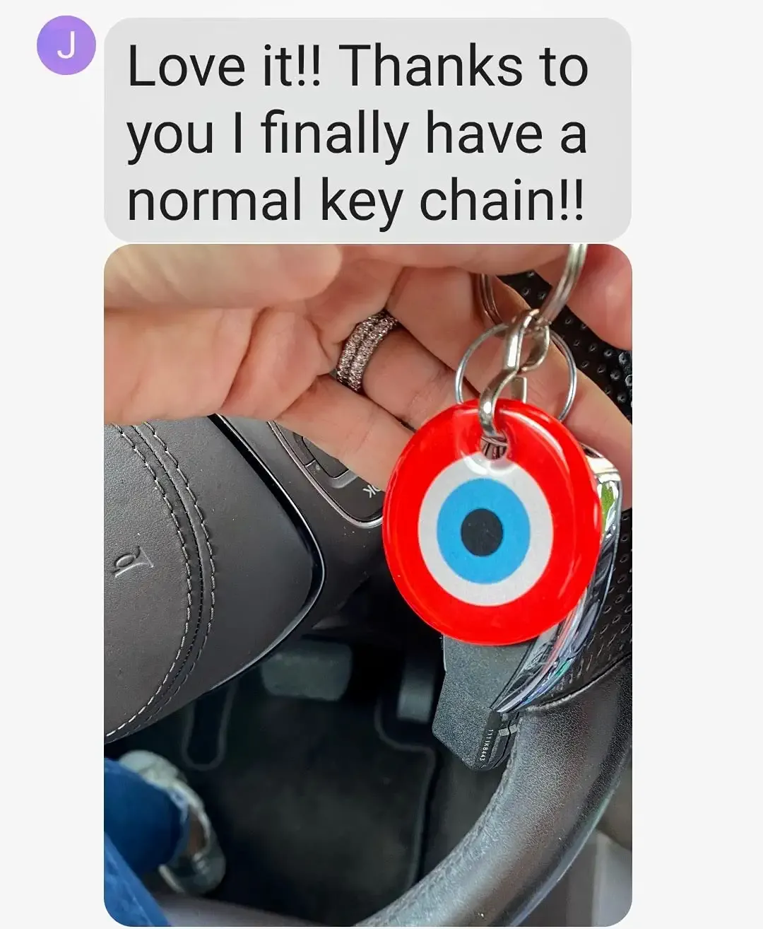 3ml evil eye keychain charm holder for women and men good luck colorful protection amulet for keys