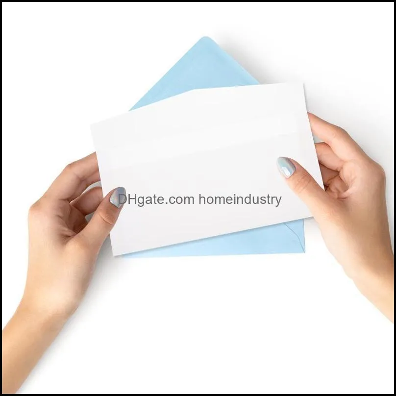 Gift Wrap 20pcs Envelope Stationeries Translucent Letter Envelopes For Office School Home StudentGift