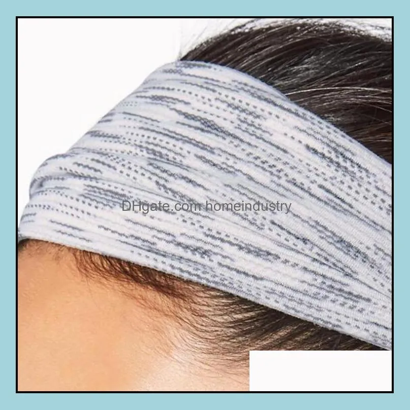 High Elastic Double-sided wear Sport Headband Wide Warp Hair Band Yoga Running Stretch Bands Men Women Basketball Tennis Sweatband