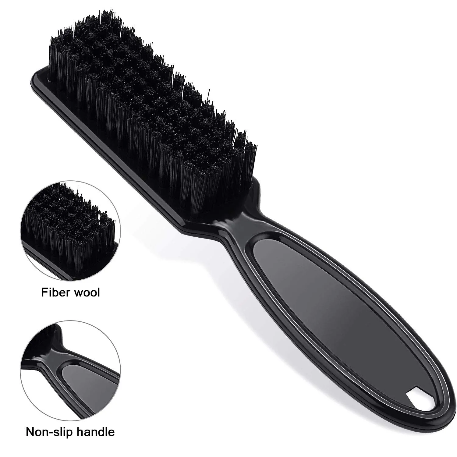 clipper blade cleaning brush hair clipper cleaning nylon brush nail brush trimmer barber cleaning brush tool black