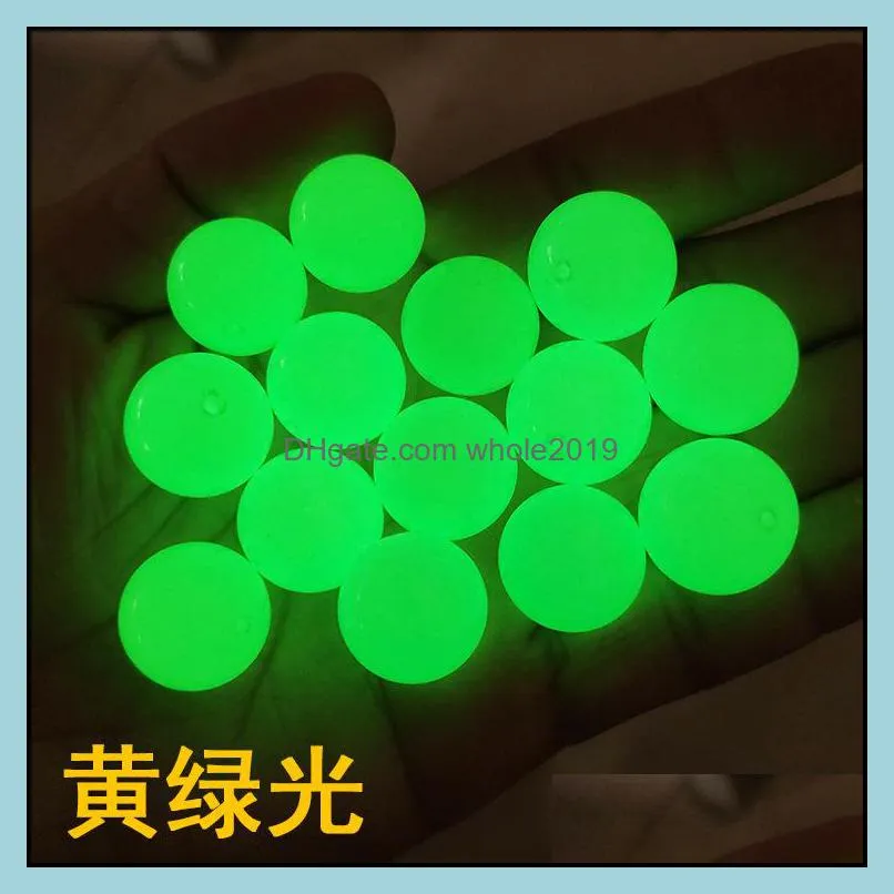 8mm round ball shape luminous stone beads charms fluorescent chakra healing glow in dark for bracelets jewelry accessories