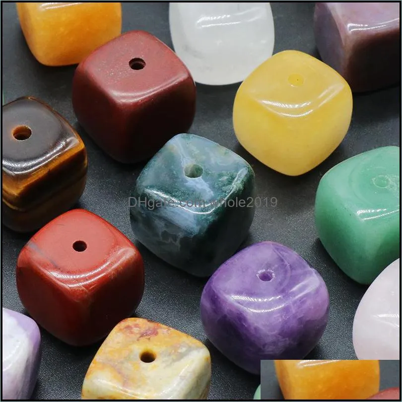 square natural healing stone gemstones incense stick base holder fragrant plug amethyst clear quartz raw stones incense tray